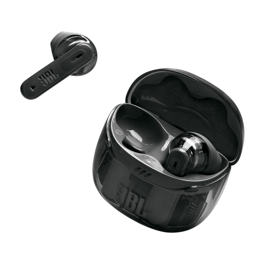 JBL Tune Flex 2 Ghost Edition - Ghost Black - True Wireless Noise Cancelling Earbuds - Detailshot 2 image number null
